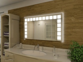 Badspiegel mit LED Beleuchtung - Amaya