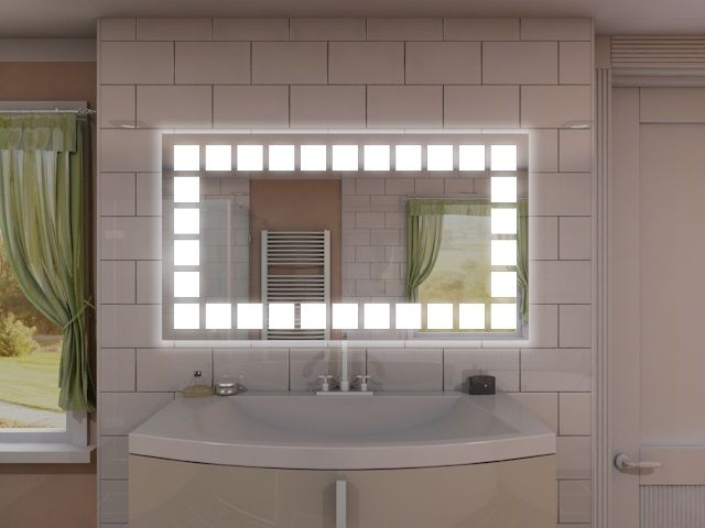 Badspiegel mit LED Beleuchtung - Wina