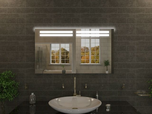 Badspiegel mit LED Beleuchtung - Luhan
