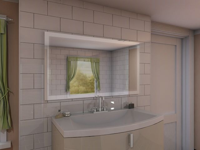Badspiegel mit Beleuchtung Airis, Qualität und Eleganz fürs Badezimmer