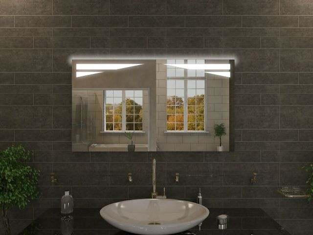 Badspiegel mit LED Beleuchtung - Serapio