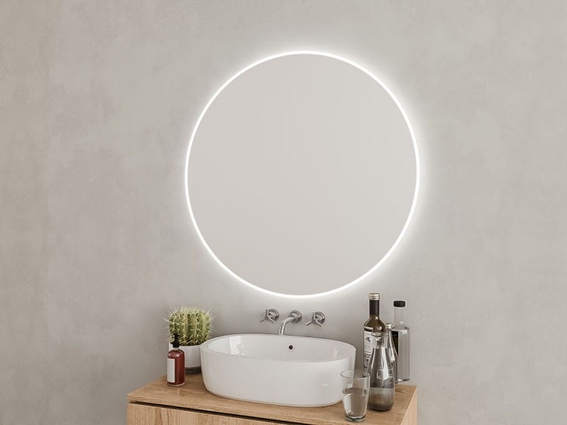 Moderne runder Spiegel für das elegante und stilvolle Badezimmer