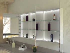 Badezimmer Spiegelschrank Shin