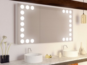 Bad Spiegelschrank mit Licht Aki