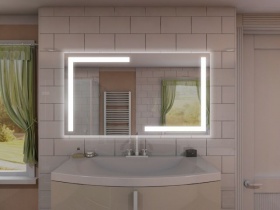 Badspiegel mit LED Beleuchtung - Yamei