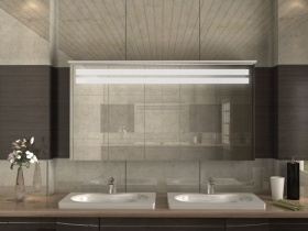 Spiegelschrank mit Kranz Lan2