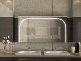 Spiegelschrank mit Kranz Rika2