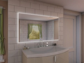 Badspiegel mit LED Beleuchtung - Sling