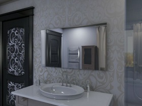 Badspiegel mit LED Beleuchtung - Sulin