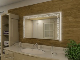 Badspiegel mit LED Beleuchtung - Mian