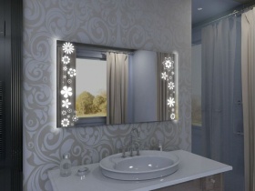 Badspiegel mit LED Beleuchtung - Akuye
