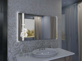 Badspiegel mit LED Beleuchtung - Malika