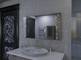 Badspiegel mit LED Beleuchtung Tifur