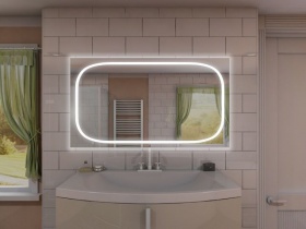 Badspiegel mit LED Beleuchtung - Kaori