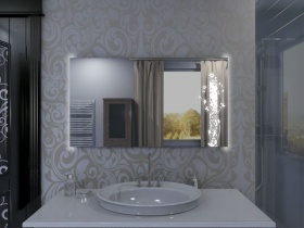 Badspiegel mit LED Beleuchtung - Kaya