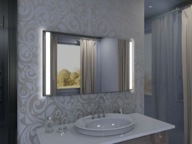 Badspiegel mit LED Beleuchtung - Cato