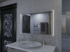 Badspiegel mit LED Beleuchtung - Hinata