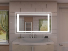 Badspiegel mit LED Beleuchtung - Nian