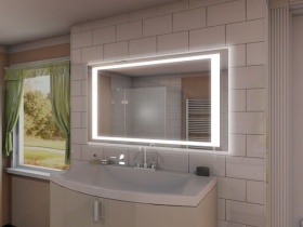 Badspiegel mit LED Beleuchtung - Nian