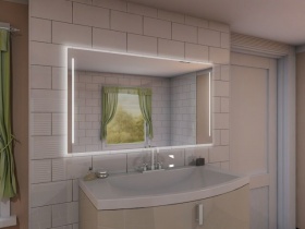 Badspiegel mit LED Beleuchtung - Tian