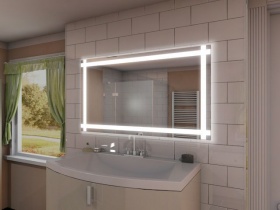 Badspiegel mit LED Beleuchtung - Pian
