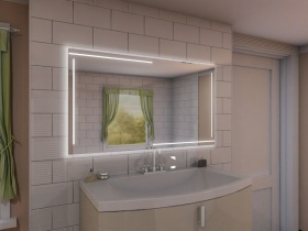 Badspiegel mit LED Beleuchtung - Dang
