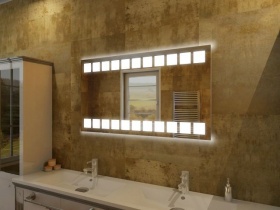 Badspiegel mit LED - Tanju