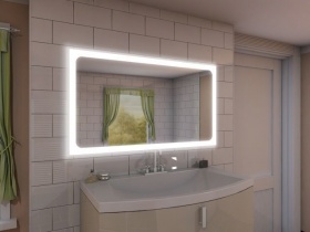 Badspiegel mit LED Beleuchtung - Bonian